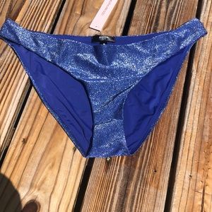 NWT Aqua Swim Bloomingdale’s Exclusive In Shimmery Sapphire Size XL